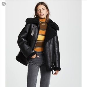 Acne studios shearling jacket